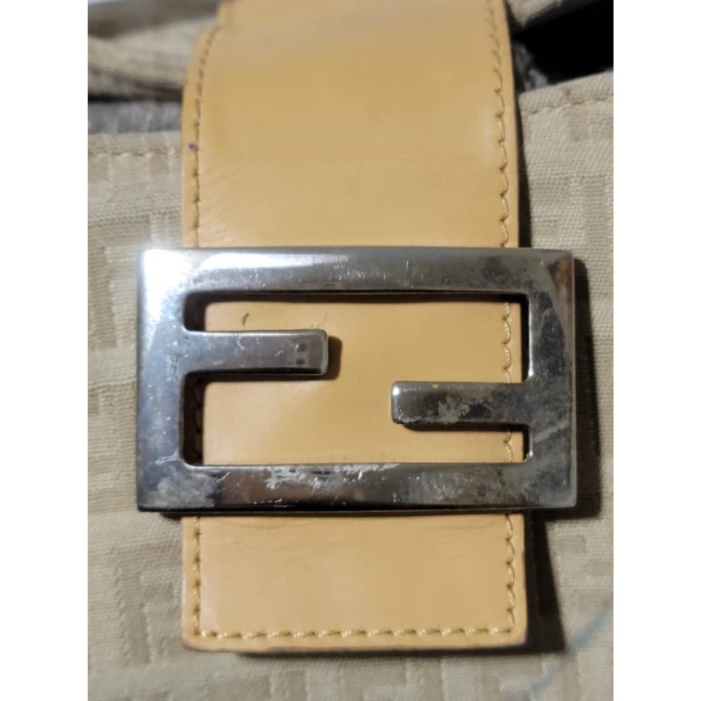Authentic Fendi Zucca Shoulder Bag Brown/Beige - Picture 8 of 14